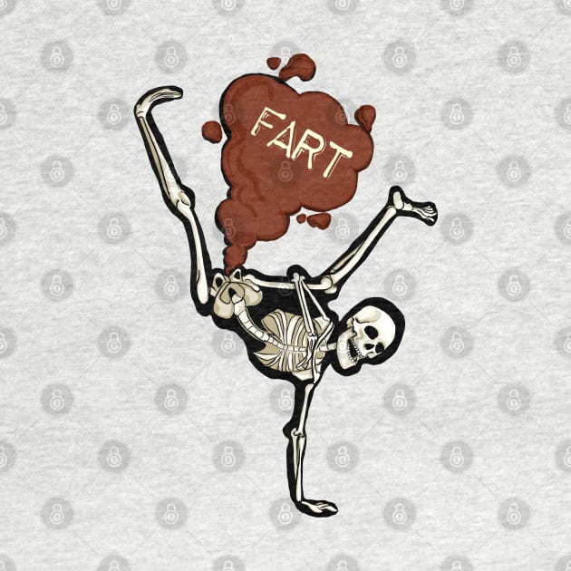 Funny Skeleton dance - fart like no one can smell it by SmerkinGherkin